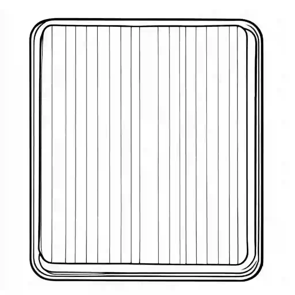 Chopping board coloring pages